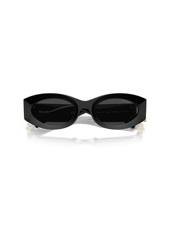 Miu Miu Miu Miu Okulary przeciwsłoneczne 0MU 11WS Czarny