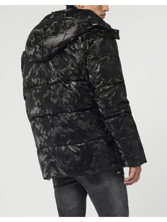 PHILIPP PLEIN PHILIPP PLEIN Zimní bunda 28621 Černá Regular Fit