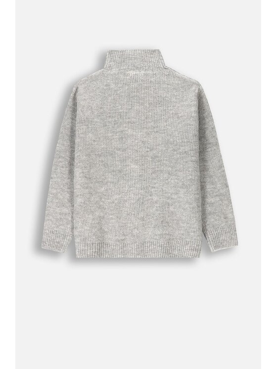 Coccodrillo Coccodrillo Sweter ZC4172202ABJ-019 Szary Regular Fit