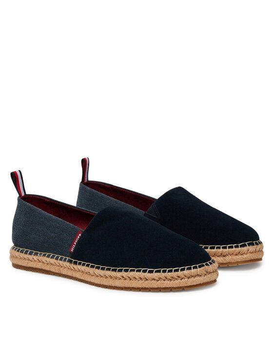 Tommy Hilfiger Tommy Hilfiger Espadryle Hilfiger Flex Mix Espadrille FM0FM05497 Granatowy