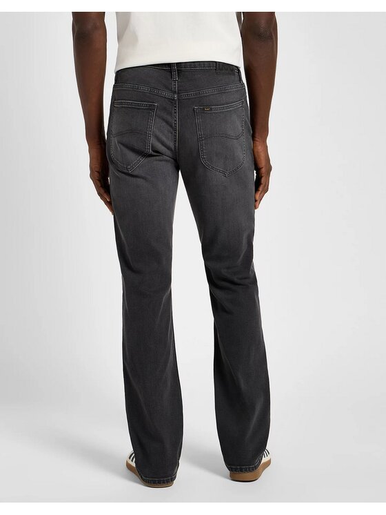 Lee Lee Jeansy 112356581 Szary Bootcut Fit