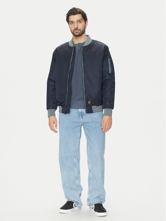 Vans Vans Bomber dzseki VN000HMQJDU1 Sötétkék Regular Fit