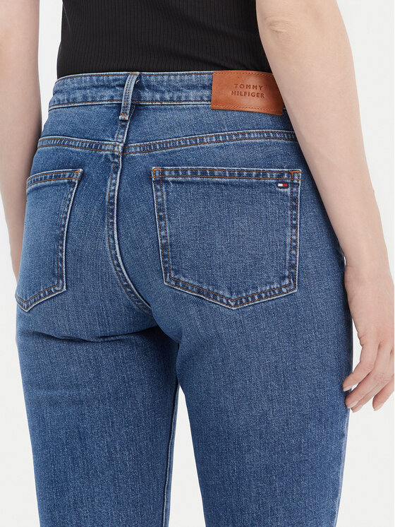 Tommy Hilfiger Tommy Hilfiger Blugi WW0WW45674 Albastru Bootcut Fit
