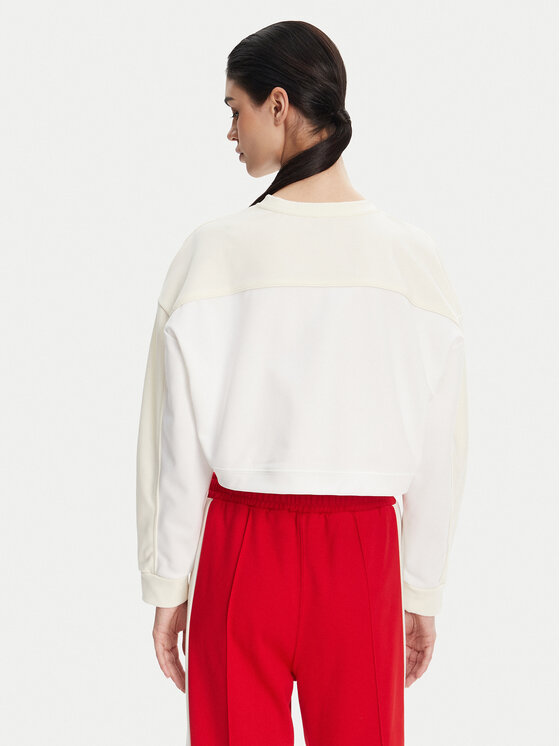 PINKO PINKO Mikina 105265 Bílá Relaxed Fit