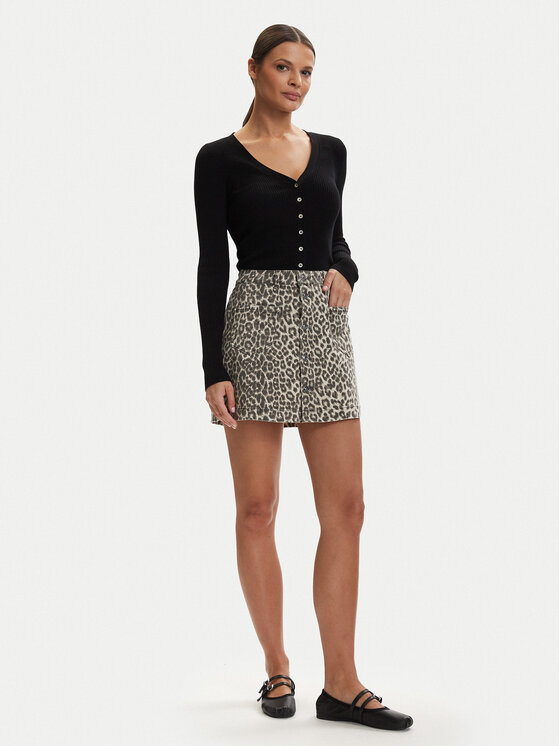 ONLY ONLY Kardigāns Mist 15363392 Melns Slim Fit