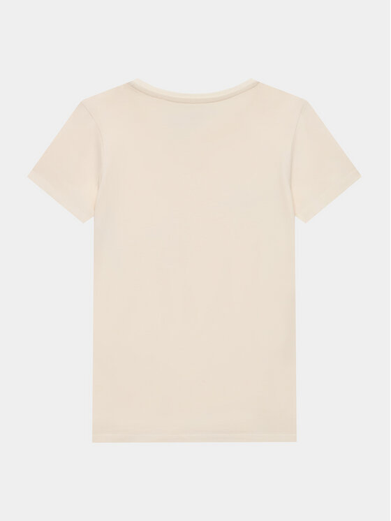 Guess Guess T-krekls J3BI03 J1314 Écru Regular Fit