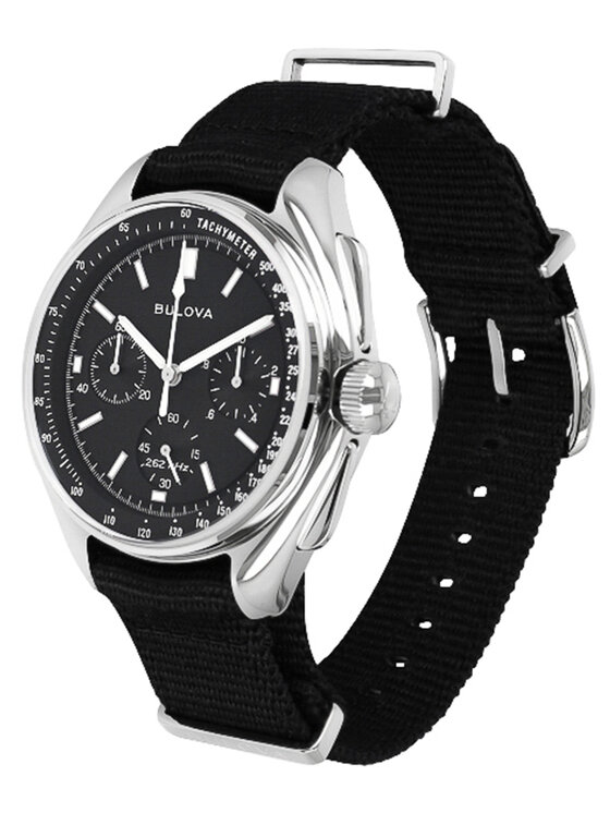 Bulova bulova Zegarek Bulova Lunar Pilot 96A225 Czarny