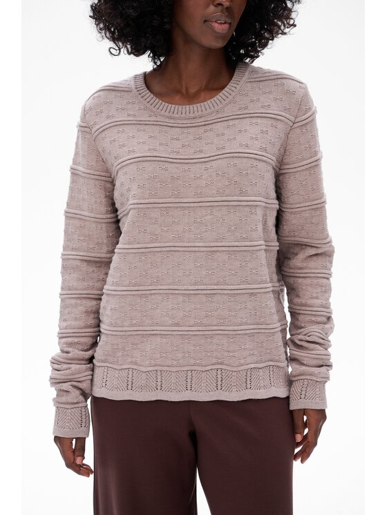 blue shadow blue shadow Sweter Daniel Beżowy Regular Fit