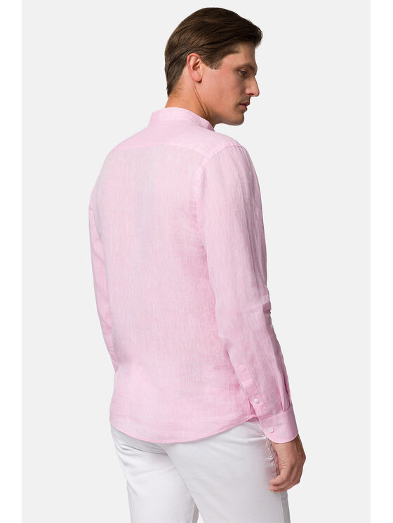 Lancerto Lancerto Koszula Tori KO073123000017 Różowy Slim Fit