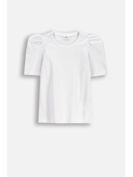 Coccodrillo Coccodrillo T-Shirt XCX143201EJG-001 Biały Regular Fit