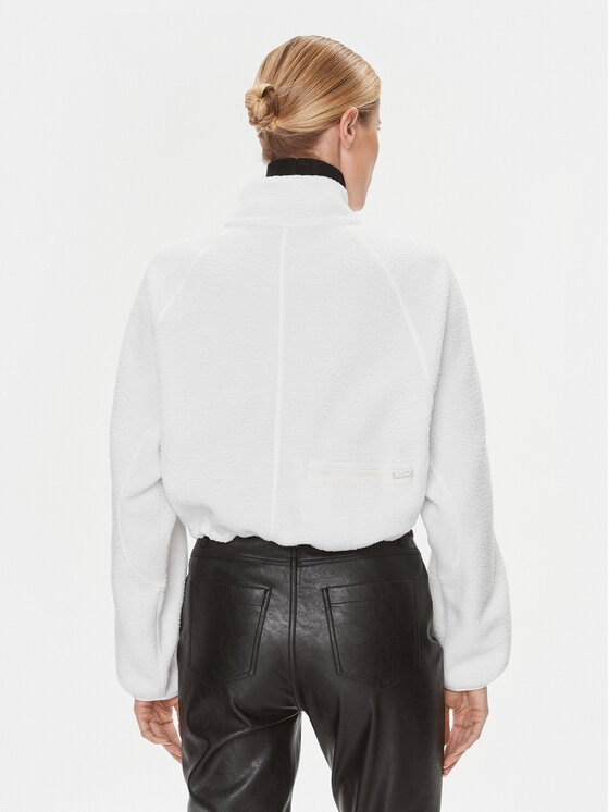 Calvin Klein Performance Calvin Klein Performance Полар 00GWF3W327 Бял Relaxed Fit