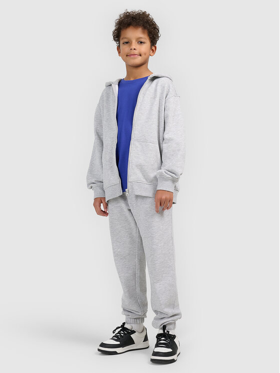 4F 4F Spodnie dresowe BASIC+ Szary Oversize