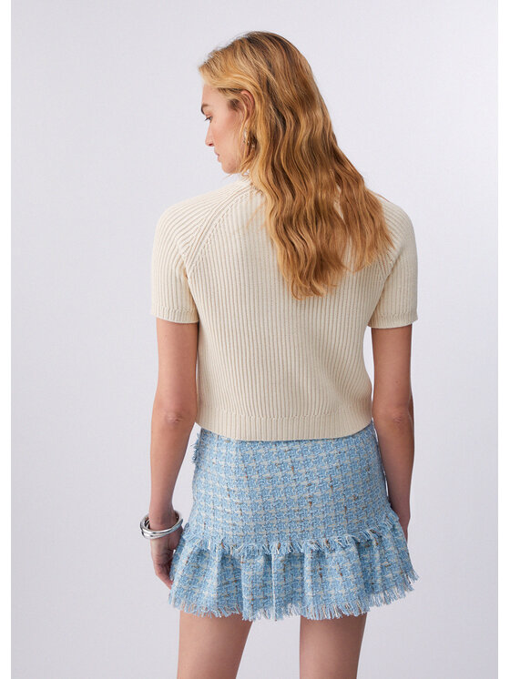 Liu Jo Liu Jo Maglione CA6056MS042C3974 Crema Regular Fit