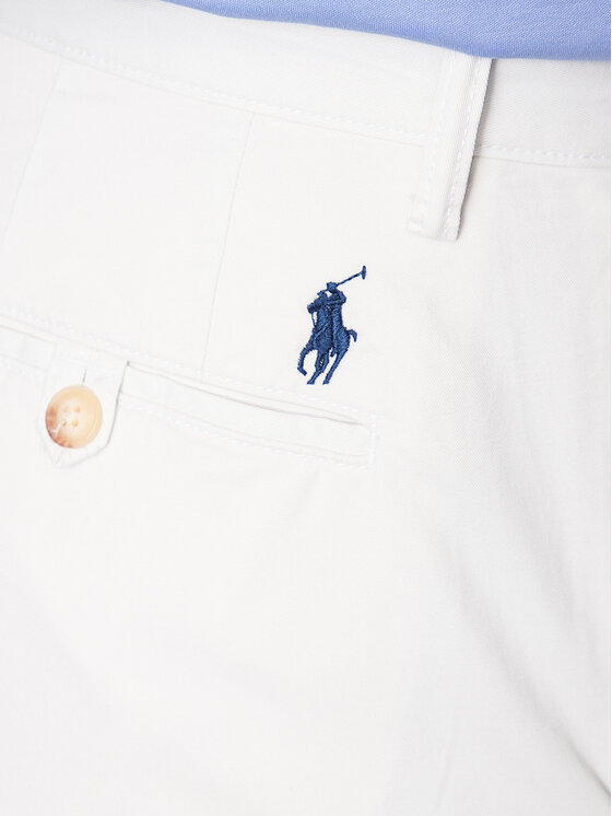 Polo Ralph Lauren Polo Ralph Lauren Pantalon scurți din material 710799213031 Alb Slim Fit