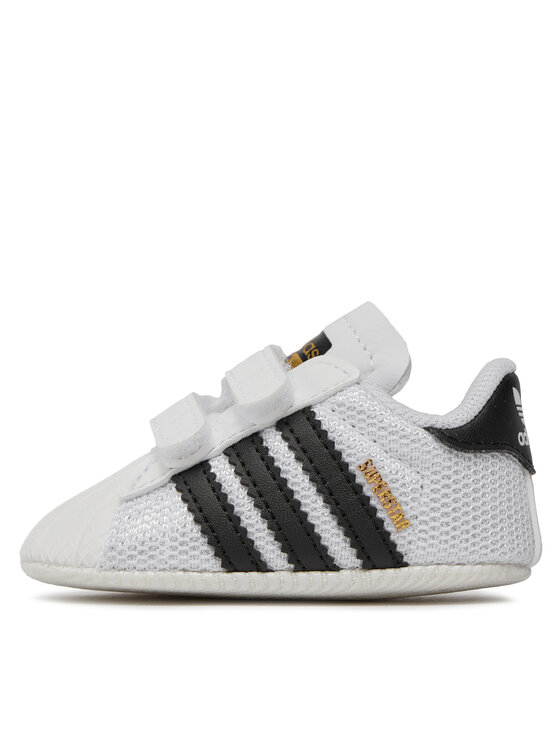 adidas adidas Sneakersy Superstar Crib S79916 Bílá
