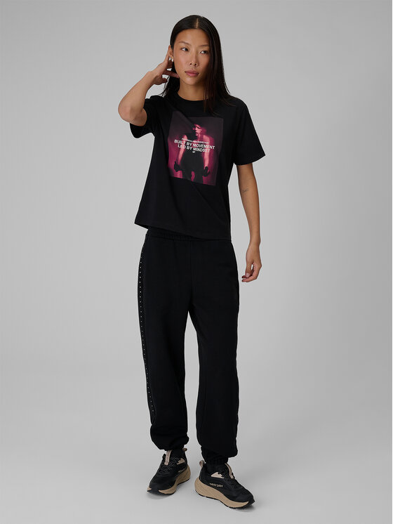 4F 4F T-Shirt SHADOWS ON MARS Czarny Relaxed Fit