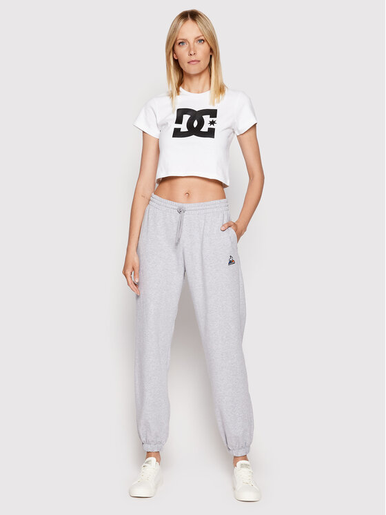 DC DC Тишърт Star ADJZT03035 Бял Regular Fit