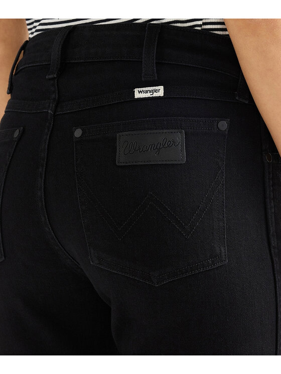 Wrangler Wrangler Jeansy 112378447 Czarny Regular Fit