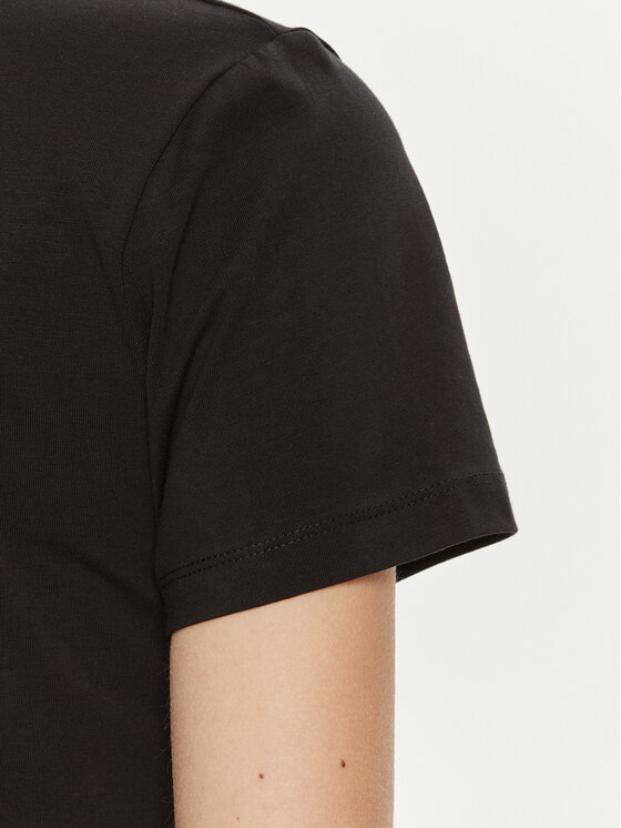 Guess Guess T-shirt V4YI09 J1314 Crna Regular Fit