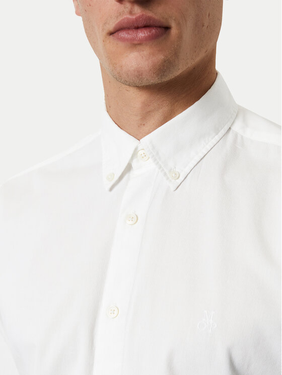 Marc O'Polo Marc O'Polo Koszula B21 7268 42342 Biały Regular Fit