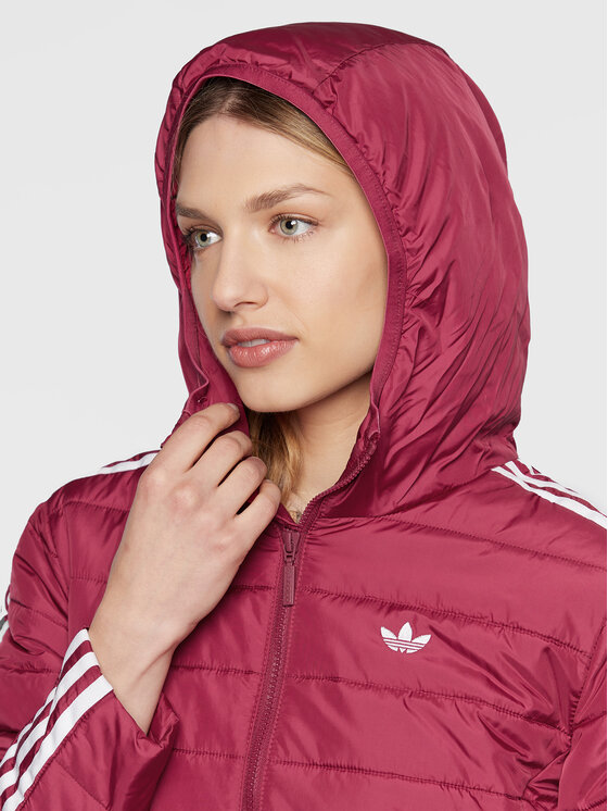 adidas adidas Kevad-sügis jope HS6769 Bordoopunane Slim Fit