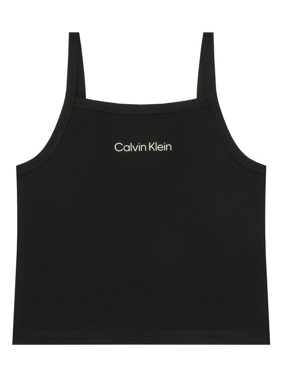 Calvin Klein Jeans Top LVCKSJB12G Negru Slim Fit