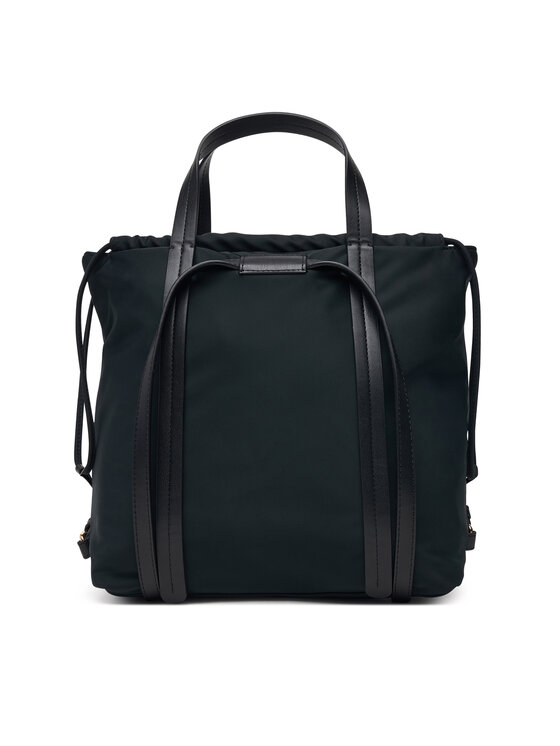 Tommy Hilfiger Tommy Hilfiger Plecak Th Soft Nylon Tote/Backpack AW0AW19029 Czarny