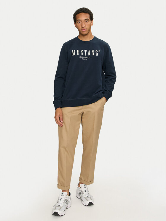 Mustang Mustang Sweatshirt Clio 1015629 Dunkelblau Regular Fit