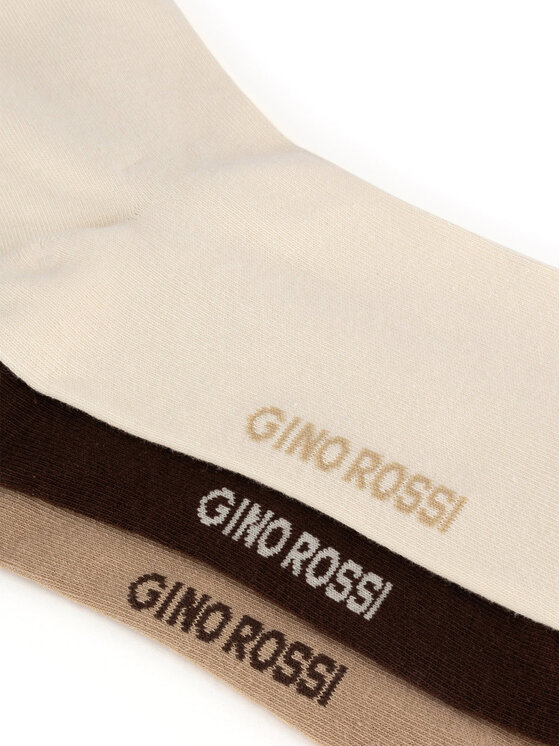 GINO ROSSI GINO ROSSI Довгі шкарпетки CEO_AS_GR_3MB_002W-AW26 (3-PACK) Кольоровий