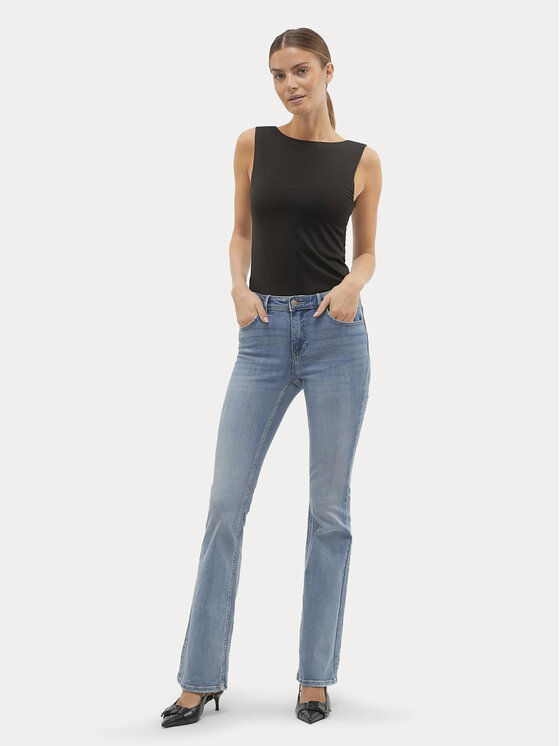 Vero Moda Vero Moda Farmer Flash 10302479 Kék Flared Fit
