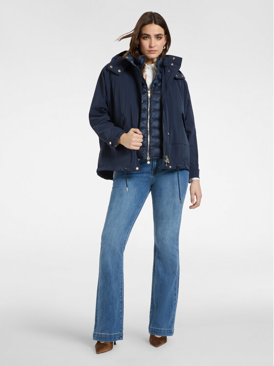 Elena Mirò Elena Mirò Giubbotto piumino F051E000061N034 Blu Regular Fit
