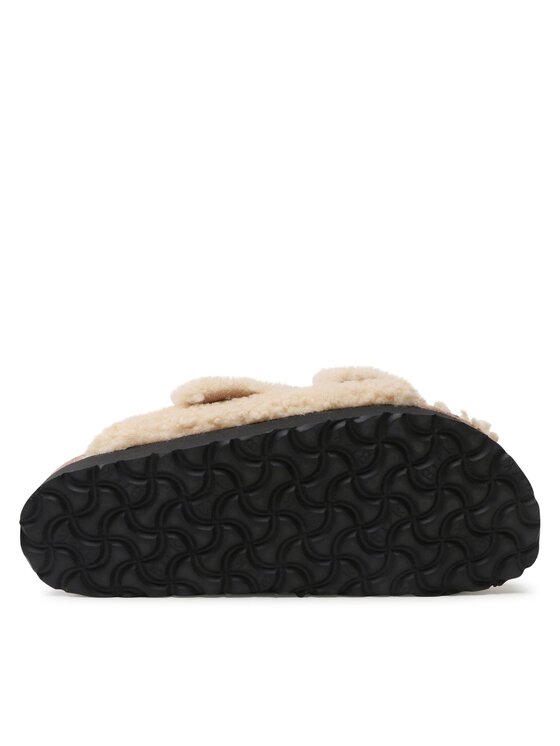 Birkenstock Birkenstock Natikače Arizona Big Buckle Shearling 1017642 Bež