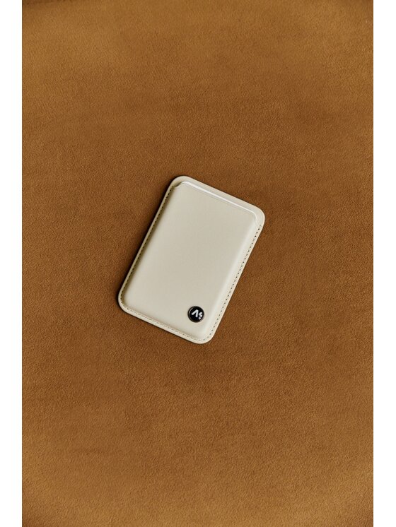 napo gloves napo gloves Etui na karty kredytowe iPhone 13, 14, 15, 16 Beżowy
