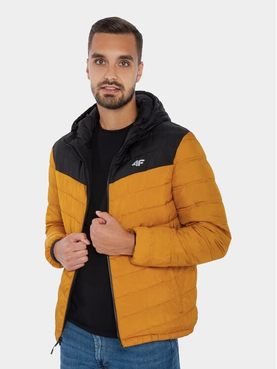 4F 4F Giubbotto piumino 4FWAW23TDJAM434-20S Nero Regular Fit