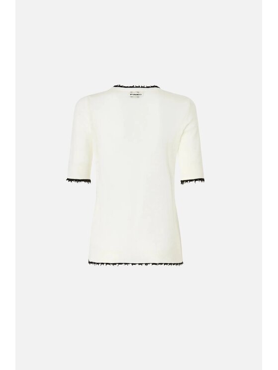 PINKO PINKO Svetr Nicosia Bílá Regular Fit