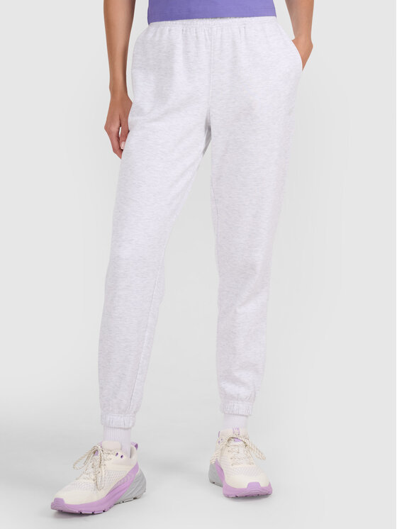 4F 4F Pantaloni da tuta NOS Grigio chiaro Regular Fit
