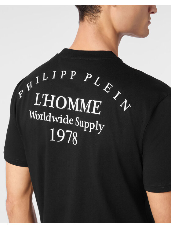 PHILIPP PLEIN PHILIPP PLEIN Tričko 23463 Čierna Regular Fit