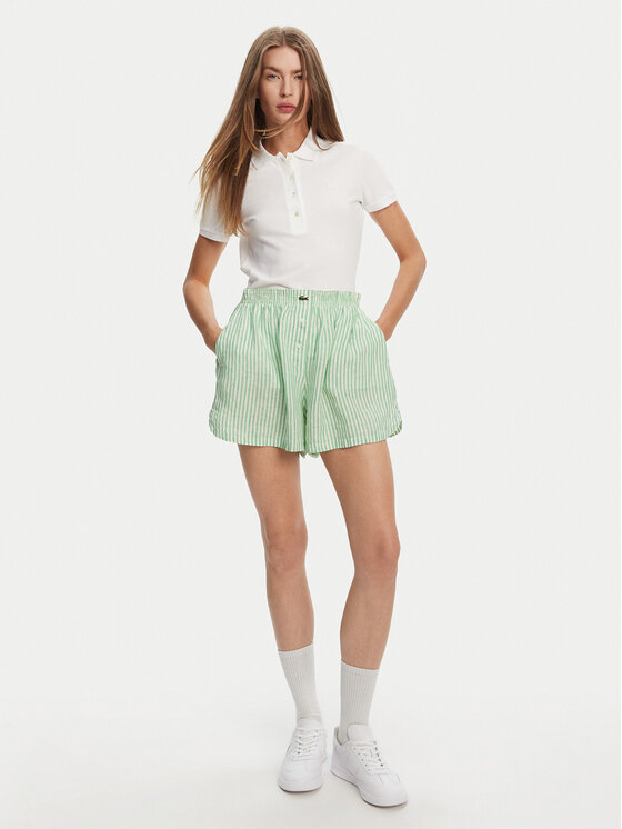 Lacoste Lacoste Szorty materiałowe FF0226 Zielony Relaxed Fit