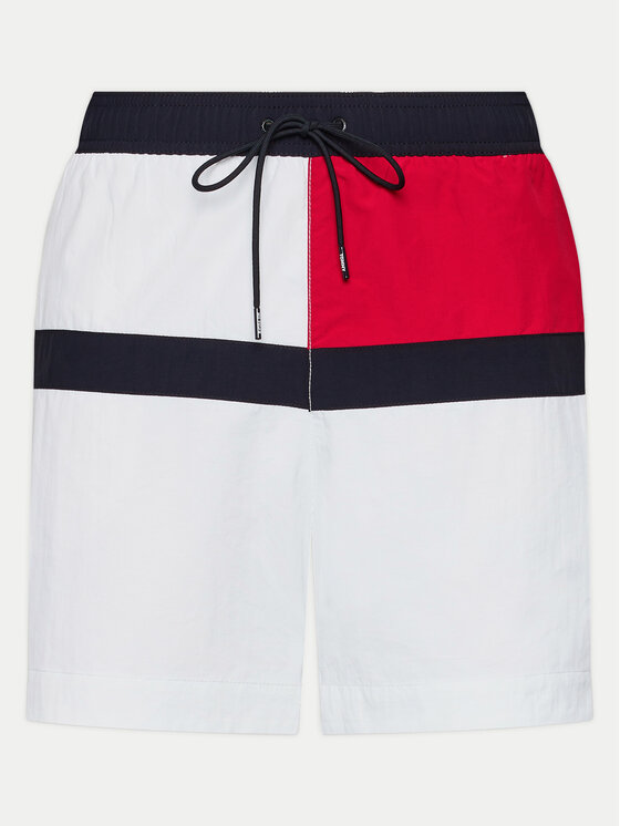 Tommy Hilfiger Tommy Hilfiger Шорти для плавання UM0UM03259 Білий Regular Fit