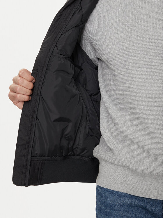 Tommy Hilfiger Tommy Hilfiger Μπόμπερ μπουφάν MW0MW37341 Μαύρο Regular Fit