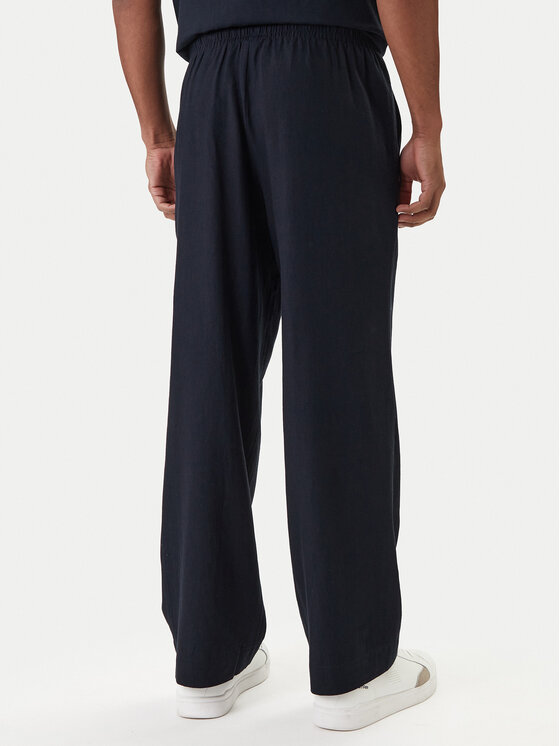 Emporio Armani Emporio Armani Pantaloni din material EM000586 AF20590 UB102 Bleumarin Regular Fit