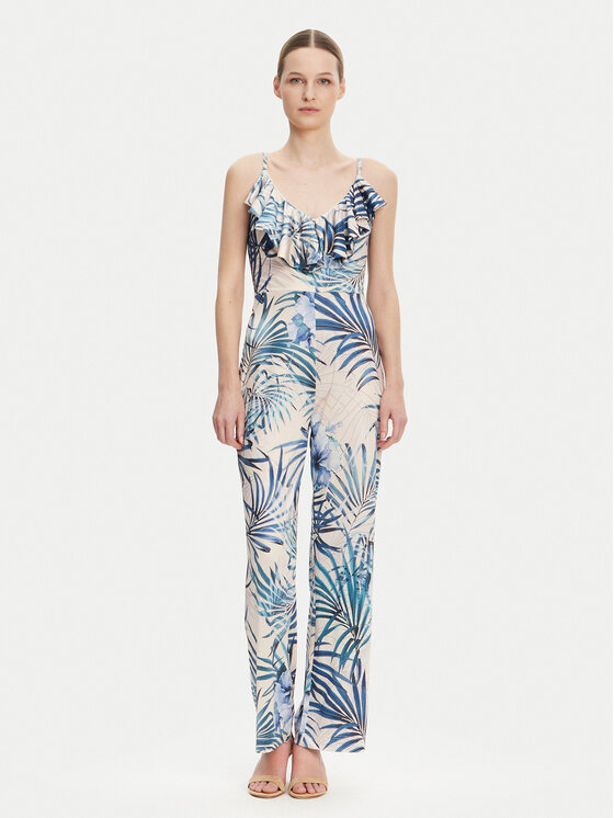 Guess Jeans Jumpsuit W5GD72 KBAC2 Blu Regular Fit, taglia : S