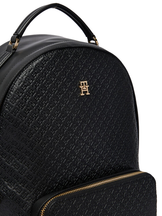 Tommy Hilfiger Tommy Hilfiger Batoh Th Daily Backpack Mono AW0AW18852 Černá