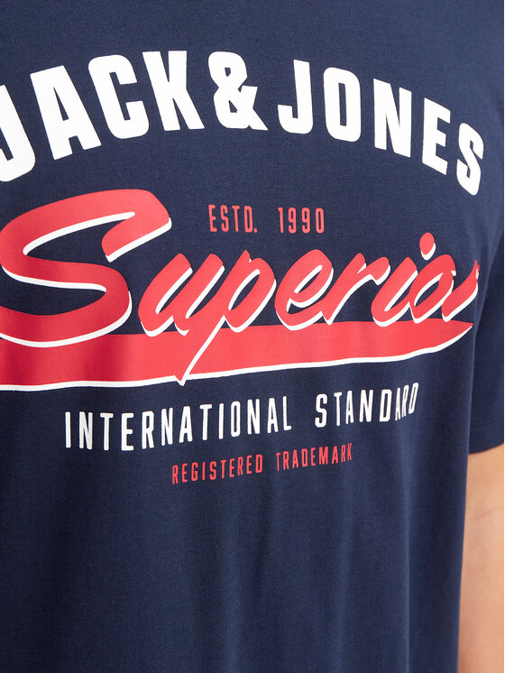Jack&Jones Jack&Jones T-shirt Logo 12268267 Tamnoplava Standard Fit