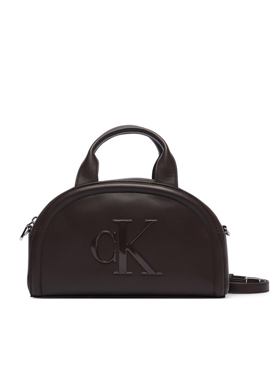 Calvin Klein Calvin Klein Rankinė Bold Ck Dome Crossbody LV04F3895G Tamsiai ruda
