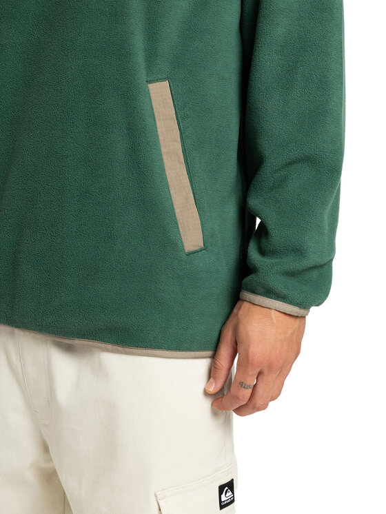 Quiksilver Quiksilver Flis No Destination EQYPF03072 Zelena Regular Fit
