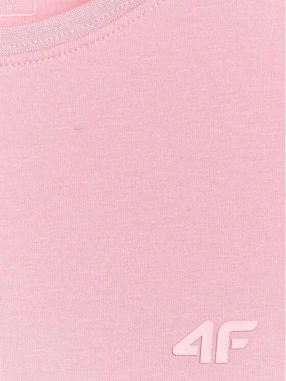 4F 4F T-shirt 4FWMM00TTSHF2255-56S Rosa Slim Fit