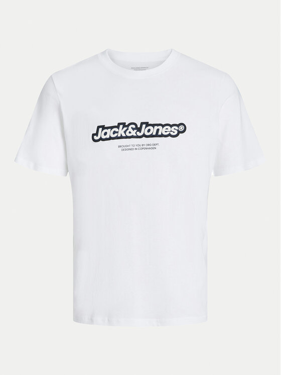 Jack&Jones Jack&Jones T-Shirt Vesterbro 12265740 Λευκό Relaxed Fit
