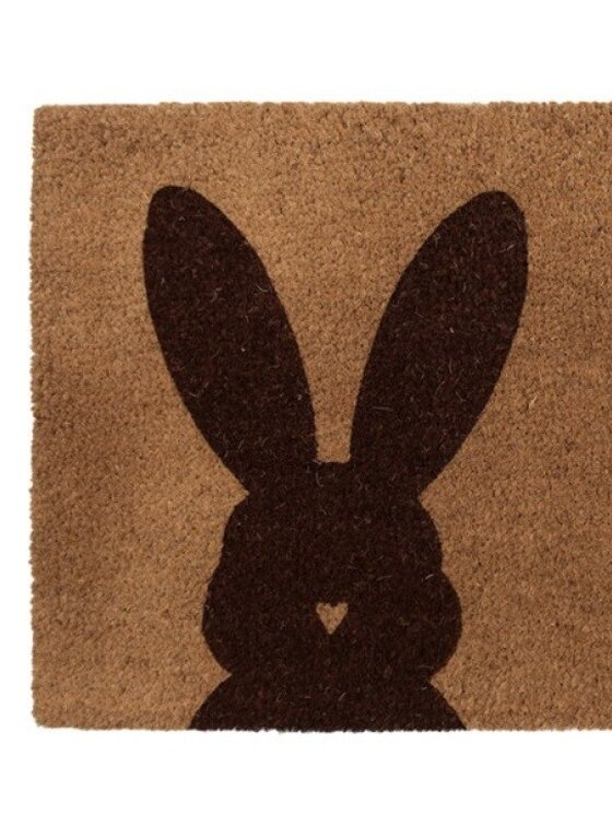 MIAhome MIAhome Wycieraczka wejściowa kokosowa Rabbit 75x45 cm Brązowy