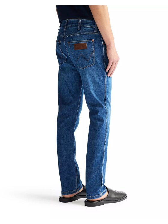 Wrangler Wrangler Jeansy LARSTON Niebieski Slim Fit